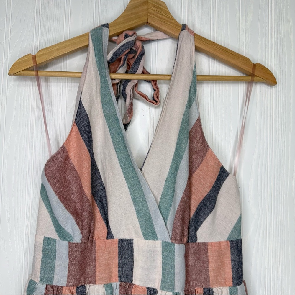American Eagle halter dress striped size M - Picture 3 of 9